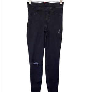Spanx XS Distressed Skinny Ankle Jean like pants